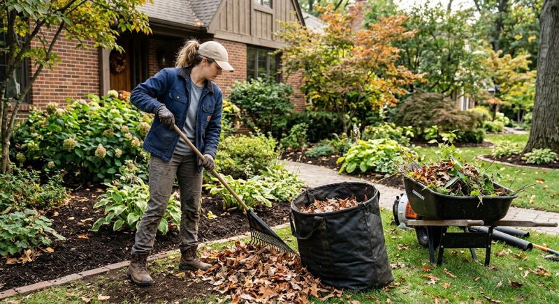Leaf Raking Service in Ventura County, CA
