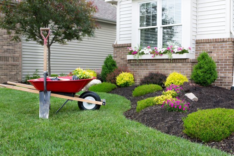 Red Mulch Installation in Honolulu, HI